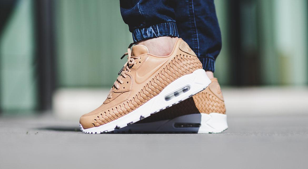 スニーカー NIKE AIR MAX 90 WOVEN VACHETTA TAN 29.5 Nike Air Max 90 Woven 